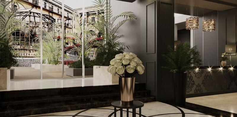 Hotel Palazzo Doglio Cagliari Esterno foto The lobby of the hotel